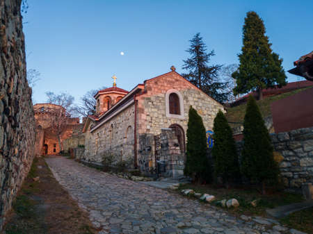 Entrance of Saint Petka's Chapel located in Belgrade Fortress or Beogradska Tvrdjava consists of the old citadel and Kalemegdan Park along River Sava and Danube.のeditorial素材