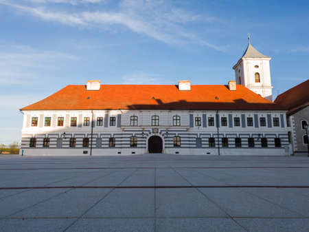 Capuchin monastery in Capuchin Street in the center of Osijek.のeditorial素材