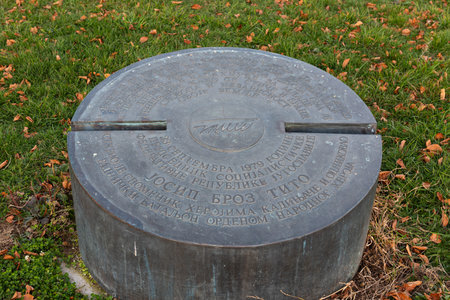 Kadinjaca Memorial Complex near UÅ¾ice, Serbia. Yugoslav monument dedicated to partisans in World War 2のeditorial素材