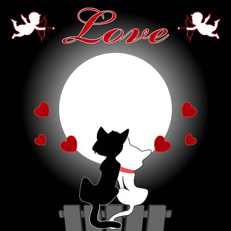 love design,catのイラスト素材