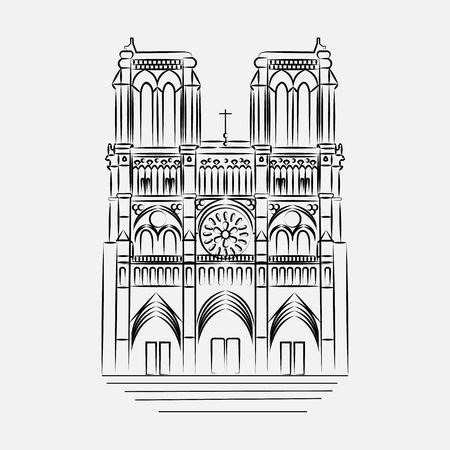 Catholic churchのイラスト素材