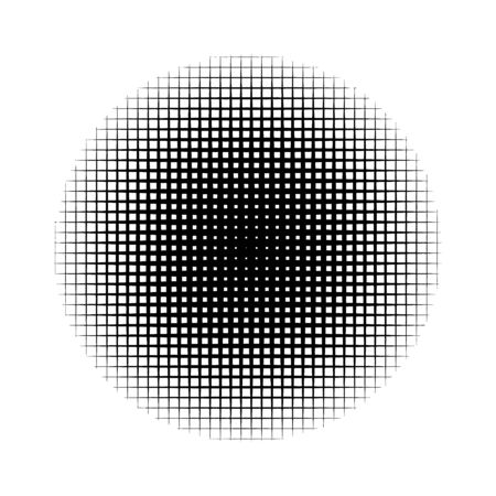 halftones background.Distress Dirty Damaged Spotted Circles Overlay Dots Texture . Grunge Effect .のイラスト素材