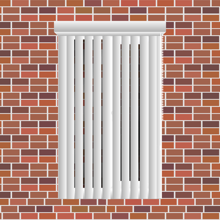 Roll up shutter, vector illustration.のイラスト素材