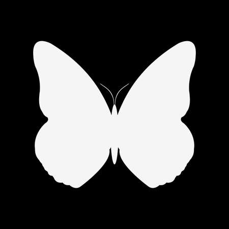 butterfly isolated flat web mobile iconのイラスト素材