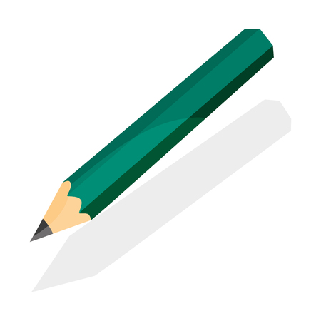 Sharpened wooden pencilのイラスト素材