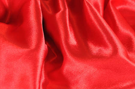 Red silk suitable for background wallpaper texture of designsの写真素材