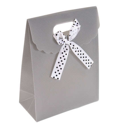 the grey package isolated on white background                                の写真素材