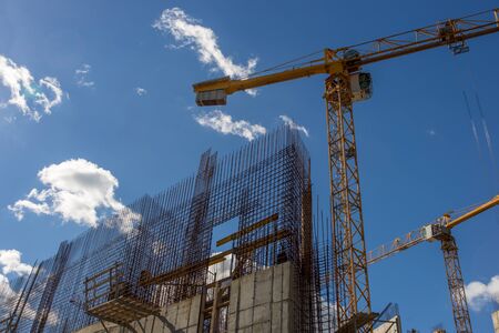 Using steel wire for securing steel bars with wire rod for reinforcement of concrete or cement....