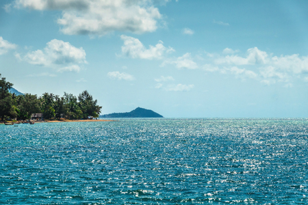 Seascape with small island, Trat archipelago, Thailandの写真素材