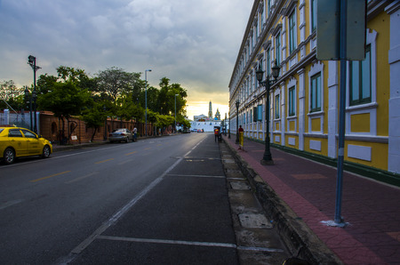 long road to main streetのeditorial素材