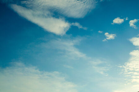 sky and cloud in blue sky  backgroundの写真素材