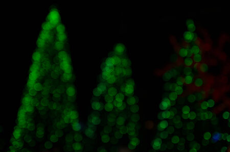 defocus abstract bokeh background on christmas festivalの写真素材
