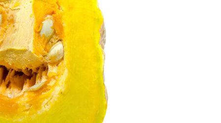 pumkin on white background include pathの写真素材