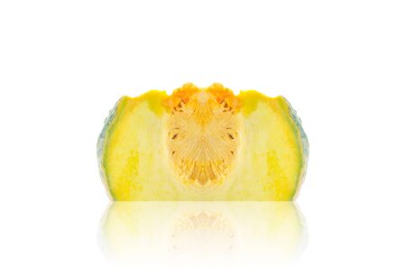 pumkin on white background include pathの写真素材