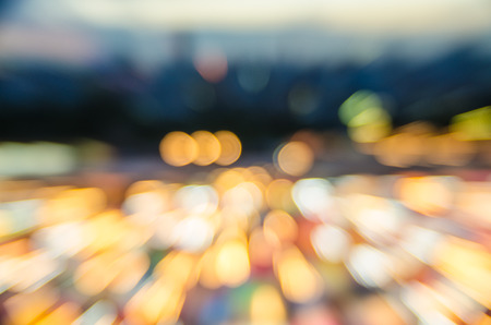 blured lighhtsの写真素材