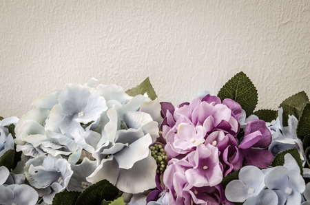 Bunch of flowers retro styleの写真素材