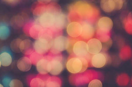 blurred bokeh light abstract background : soft focus christmas backgroundの写真素材