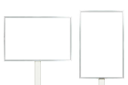 Empty billboardsの写真素材