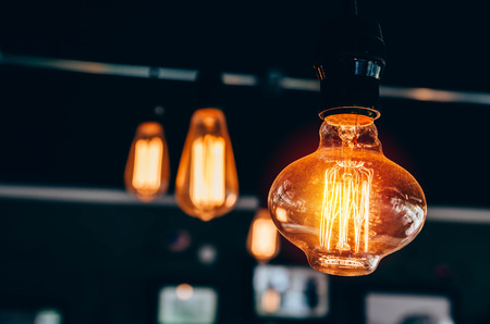 modern electric light bulb