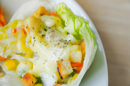 salad fresh green foodの写真素材