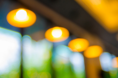 blur light of counter in bar or clubの写真素材