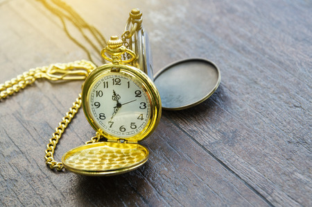 vintage pocket watchの写真素材