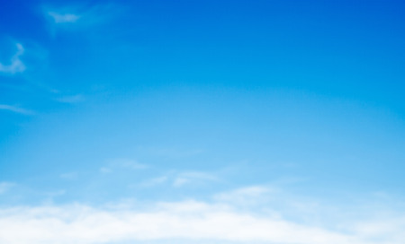 light blue sky and white cloudの写真素材