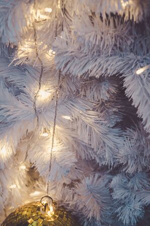 tree, white, silver, snow, closeup, greeting, decoration, cold, ornament, ball, new, bulb, seasonal, magic, holiday, bright, celebration, xmas, light, decor, element, christmas, presents, card, gift, ice, season, grey, pine, decorative, shiny, reflection,の写真素材