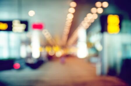 abstract blurred airport vacation vintage conceptの写真素材