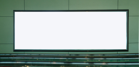 Blank big billboard at office building.の写真素材