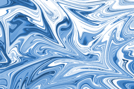 Colorful paintings of marbling. dark blue marble ink pattern texture abstract background. Can be used for background or wallpaperの写真素材