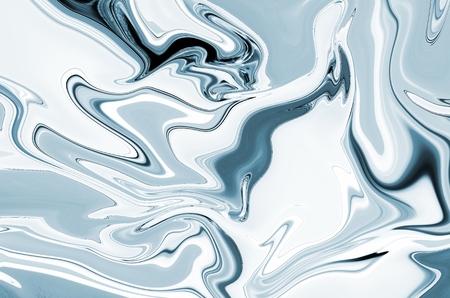 Colorful paintings of marbling. dark blue marble ink pattern texture abstract background. Can be used for background or wallpaperの写真素材