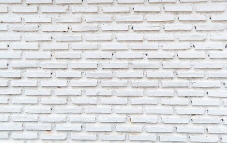 white brick wall backgroundの写真素材