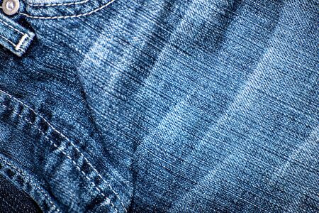 background of blue jeans denim texture の写真素材