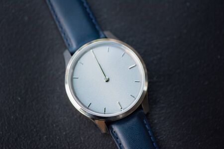 macro shot of watch clock の写真素材