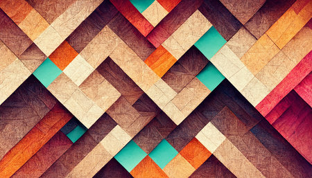 unbalance geomatric abstract vintage backgroundの写真素材