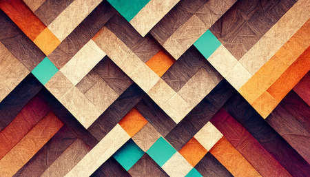 unbalance geomatric abstract vintage backgroundの写真素材