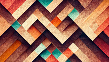 unbalance geomatric abstract vintage backgroundの写真素材