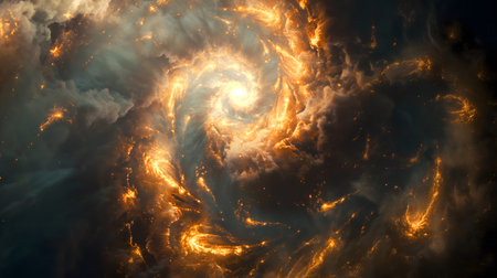 A Luminous Galactic Nebula Visualizationの素材