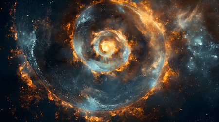 Artistic Depiction of a Galactic Phenomenonの素材