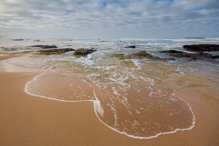 Wild coast along Garden Route, South Africaの写真素材