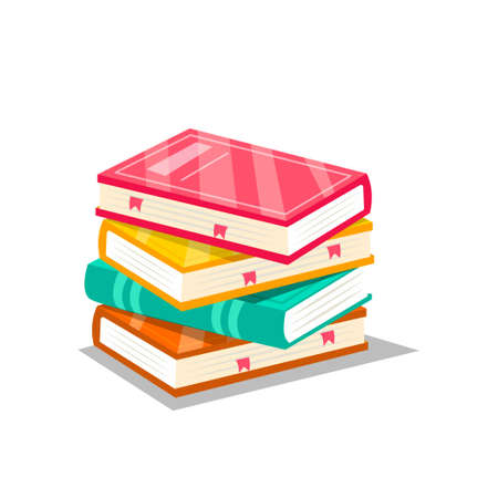 stack of books illustration vector isolated designstack of books illustration vector isolated designのイラスト素材