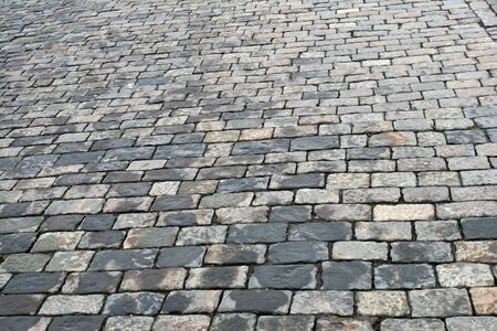 Cobblestone pavement