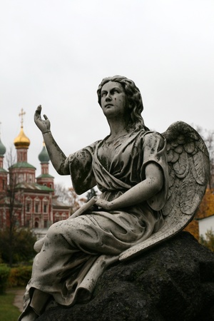 Old grave angelの写真素材