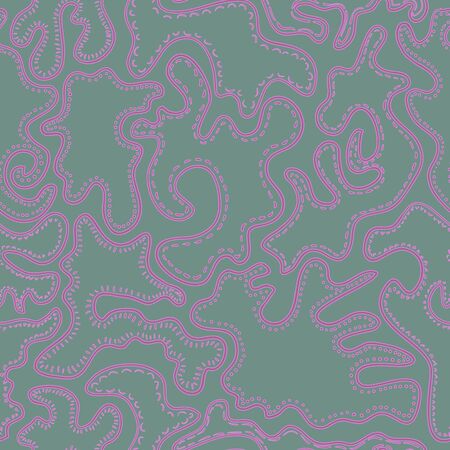 abstract shapes seamless pattern のイラスト素材