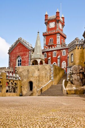 The Pena National Palace in Sintra, Portugalのeditorial素材