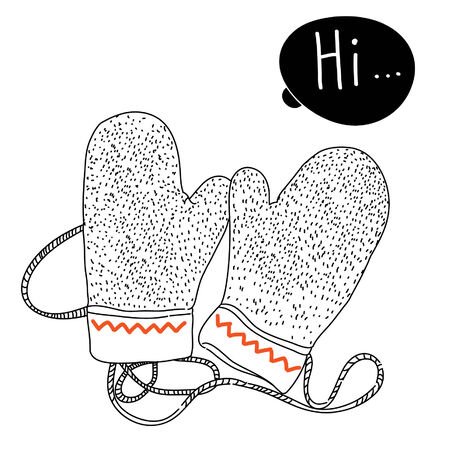 mittensのイラスト素材