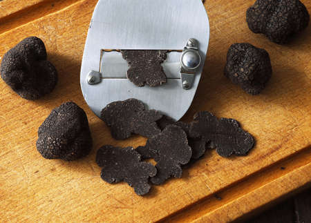 Perigord Truffle, tuber melanosporumの写真素材