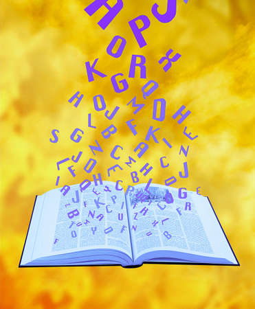 OPEN BOOK IMAGE SYMBOLIZING READING