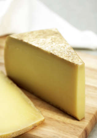 French Cheese called Comte Fruite, Cheese from Jura made with Cow's Milkの写真素材